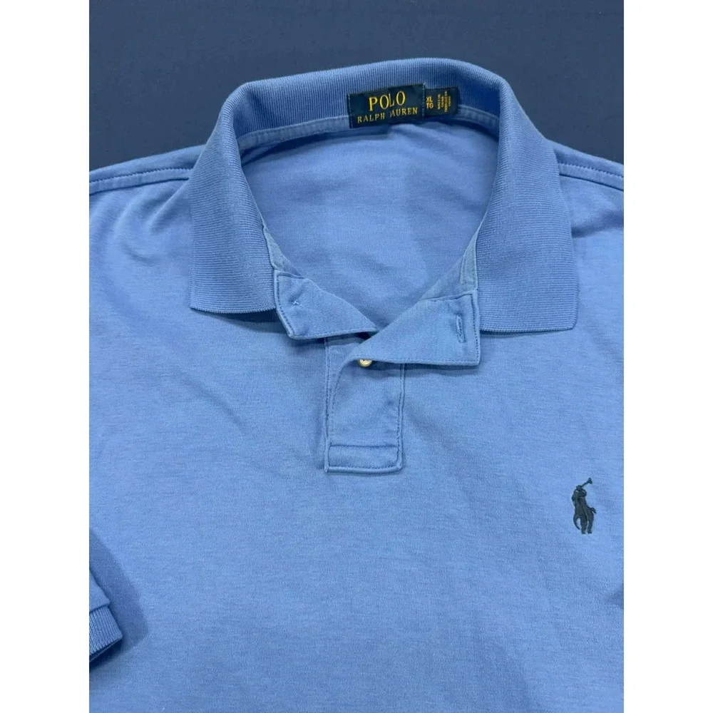Polo Ralph Lauren Polo Shirt Classic Shirt Blue‎ Small Pony XL